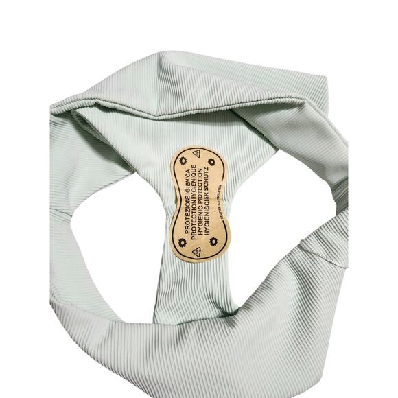 NWT Citrine Raglan Large Seafoam Green Ribbed Bikini Bottom‎ - Picture 4 of 6